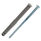 Kozijnpluggen 10x200 vlakkop torx verzinkt 25 stuks Kozijnpluggen 10x200 vlakkop torx verzinkt 25 stuks